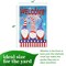 G128 Garden Flag Welcome 3 Patriotic Gnomes | 12x18 Inch | Printed Blockout Polyester - Patriotic Decoration